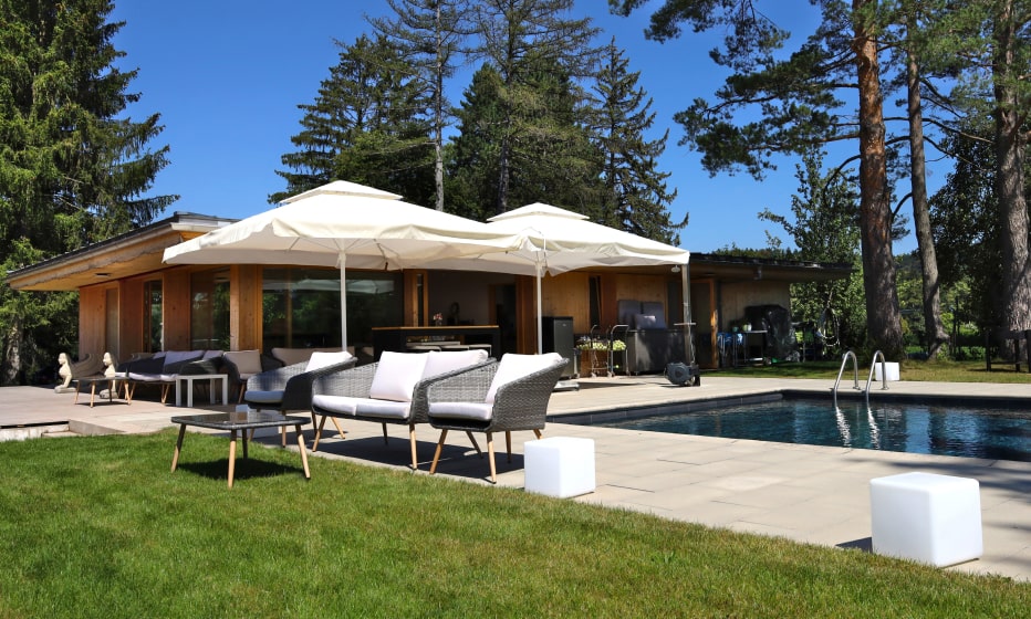 Welcome to the exclusive tennis court paradise